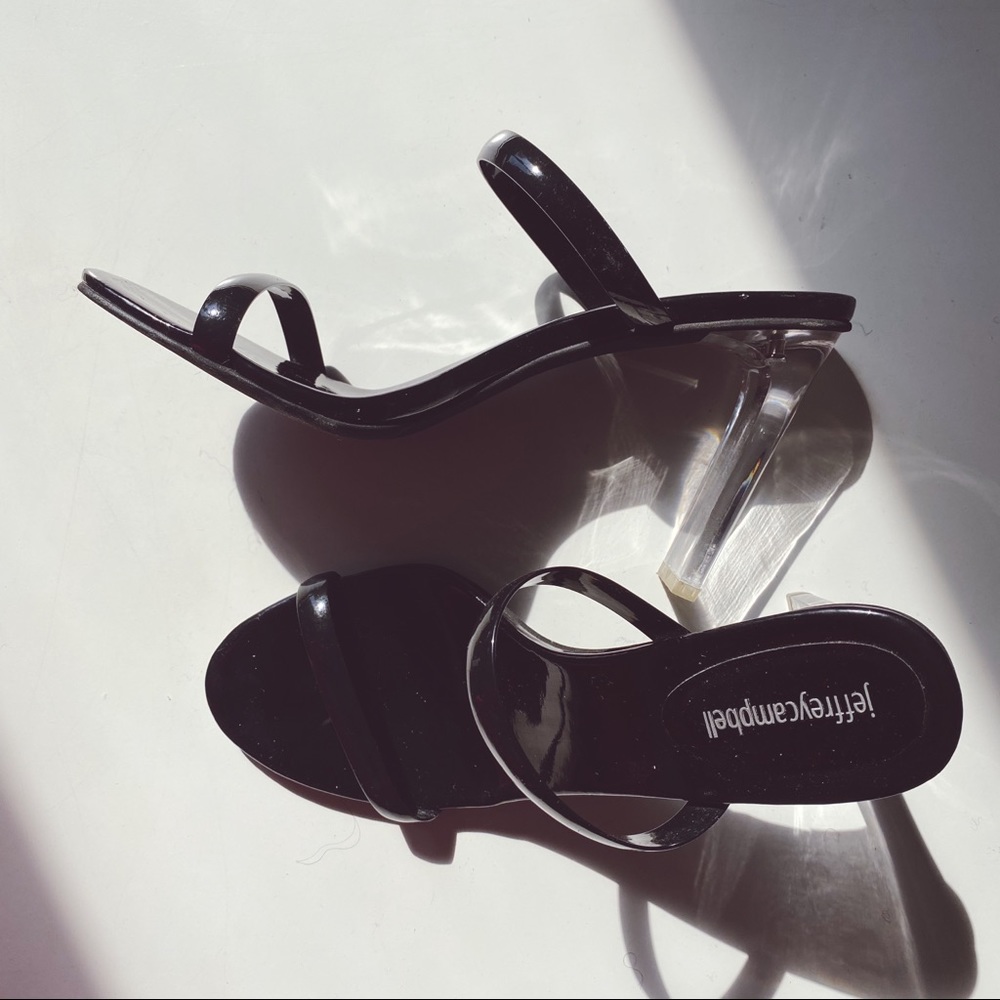 Jeffrey Campbell Strap Heels Black